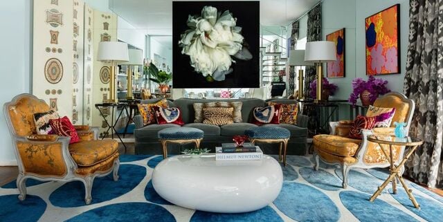 desain bohemian furnitur vintage