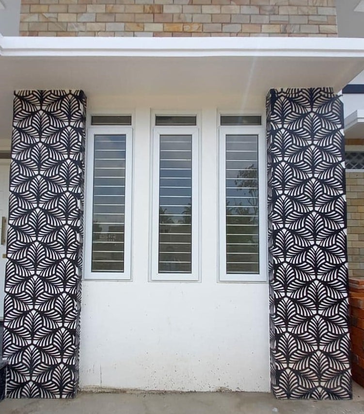 motif grc tempel dinding