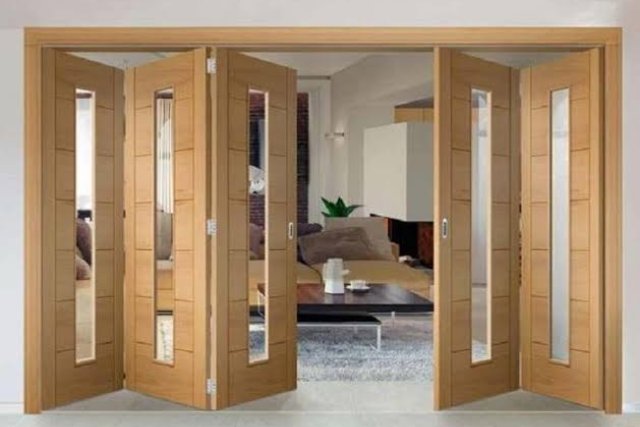 partisi geser dari kayu