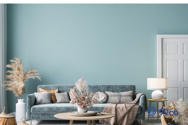 warna cat biru langit