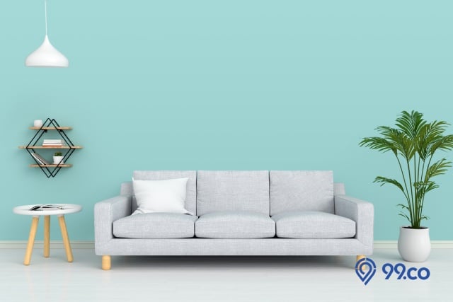 warna cat biru turquoise