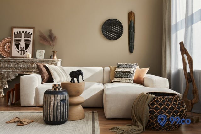 coklat pudar warna cat rumah aesheti