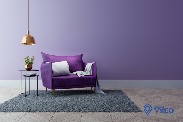 warna cat ungu