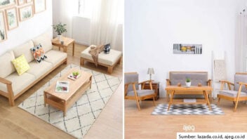 7 Inspirasi Desain Ruang Tamu Kursi Kayu Aesthetic dan Elegan