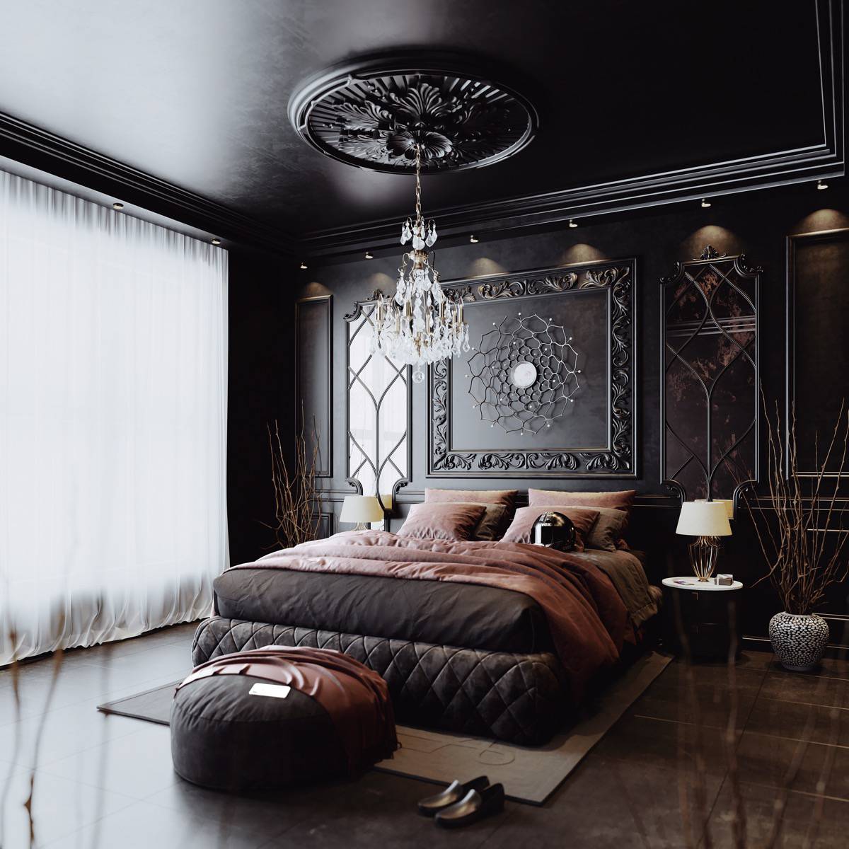 model kamar klasik dan elegan