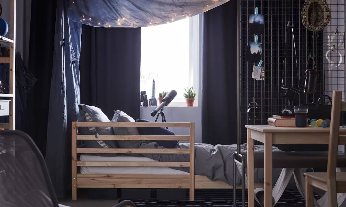 ide kamar tidur gelap estetik