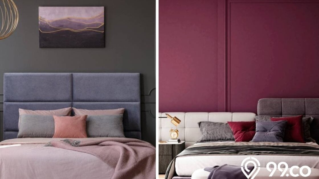 7 Inspirasi Desain Kamar Warna Gelap yang Elegan. Kesannya Mewah Banget!
