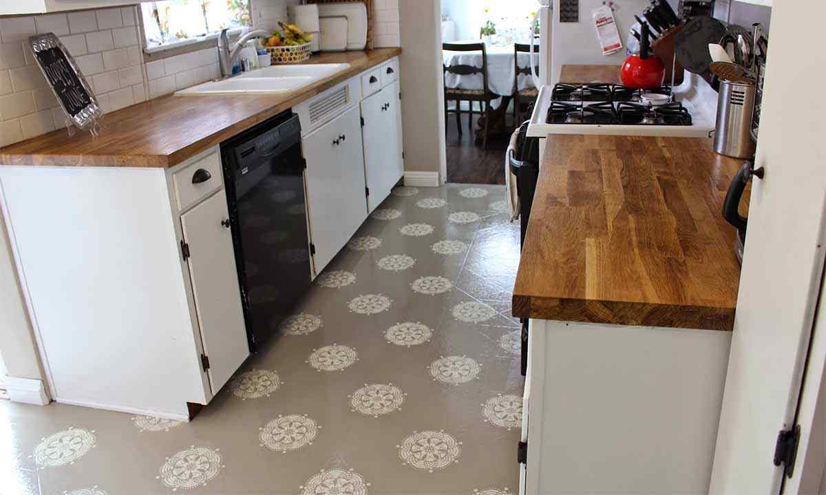 motif keramik dapur sempit cantik