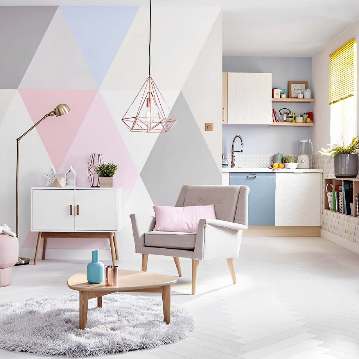 warna cat pastel untuk ruang tamu