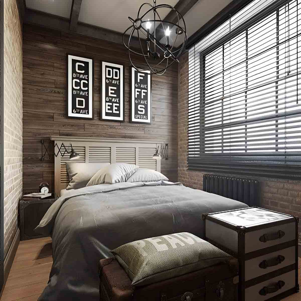 ide desain kamar cowok aesthetic