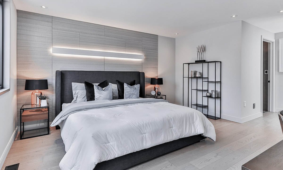 kamar tidur minimalis maskulin