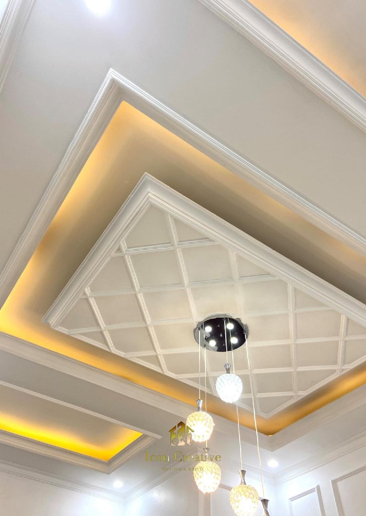 model plafon gypsum ruang tamu