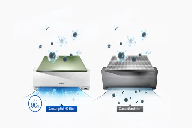ac samsung 1/2 pk