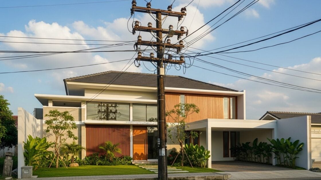 Feng Shui Depan Rumah Ada Tiang Listrik yang Harus Anda Pahami