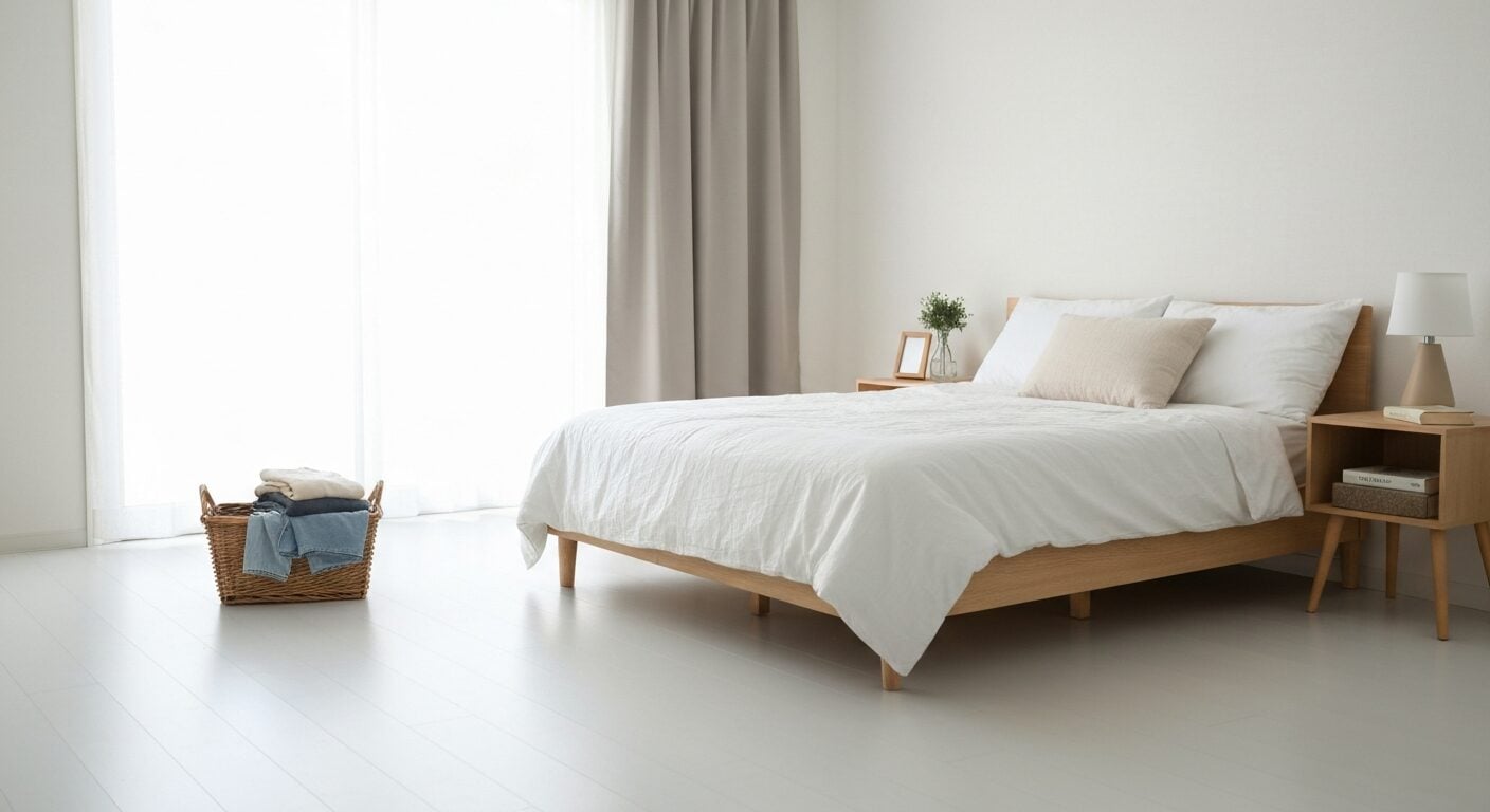 Kamar tidur yang bersih dan rapi