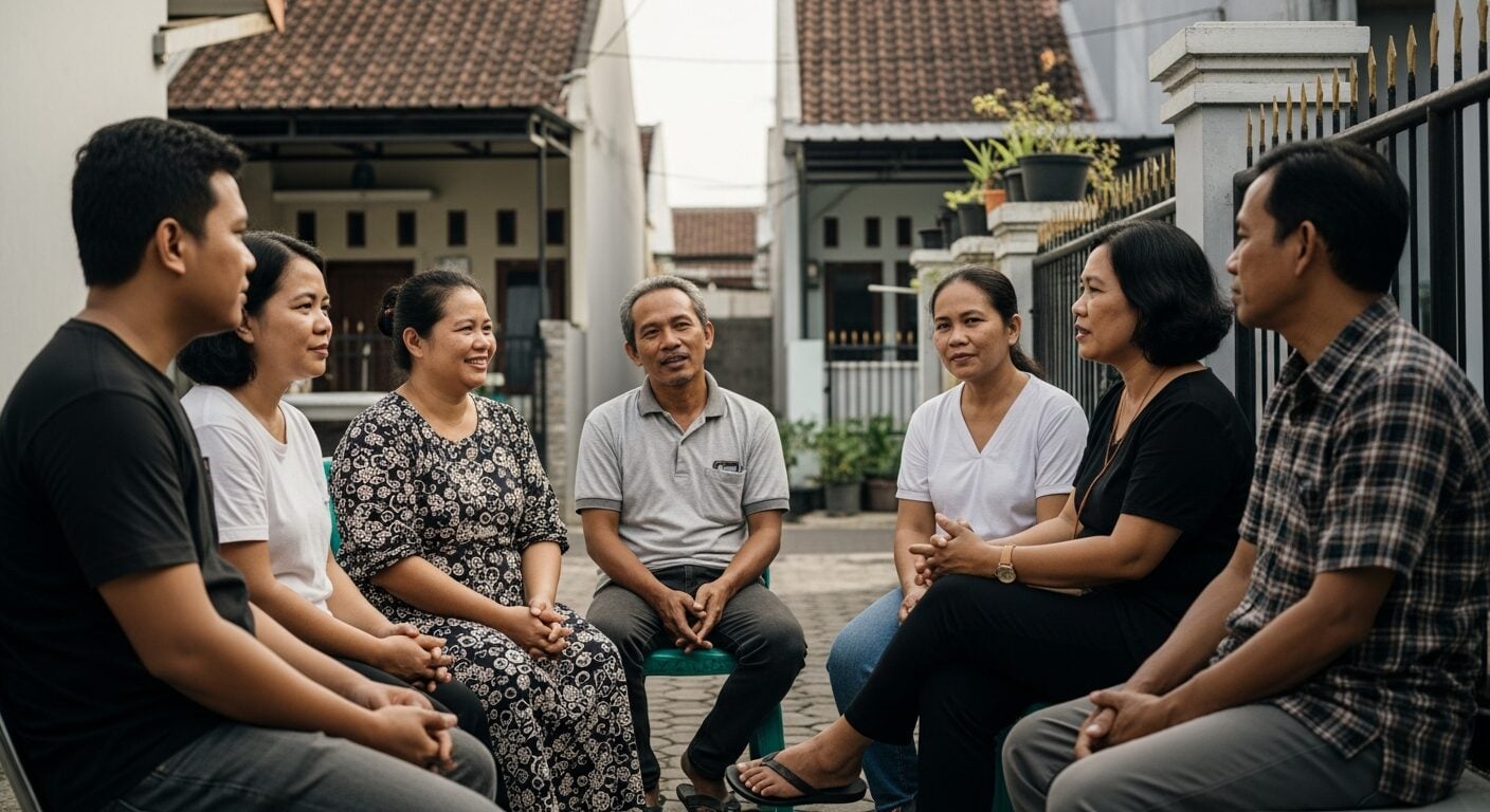 Paguyuban perumahan sedang rapat