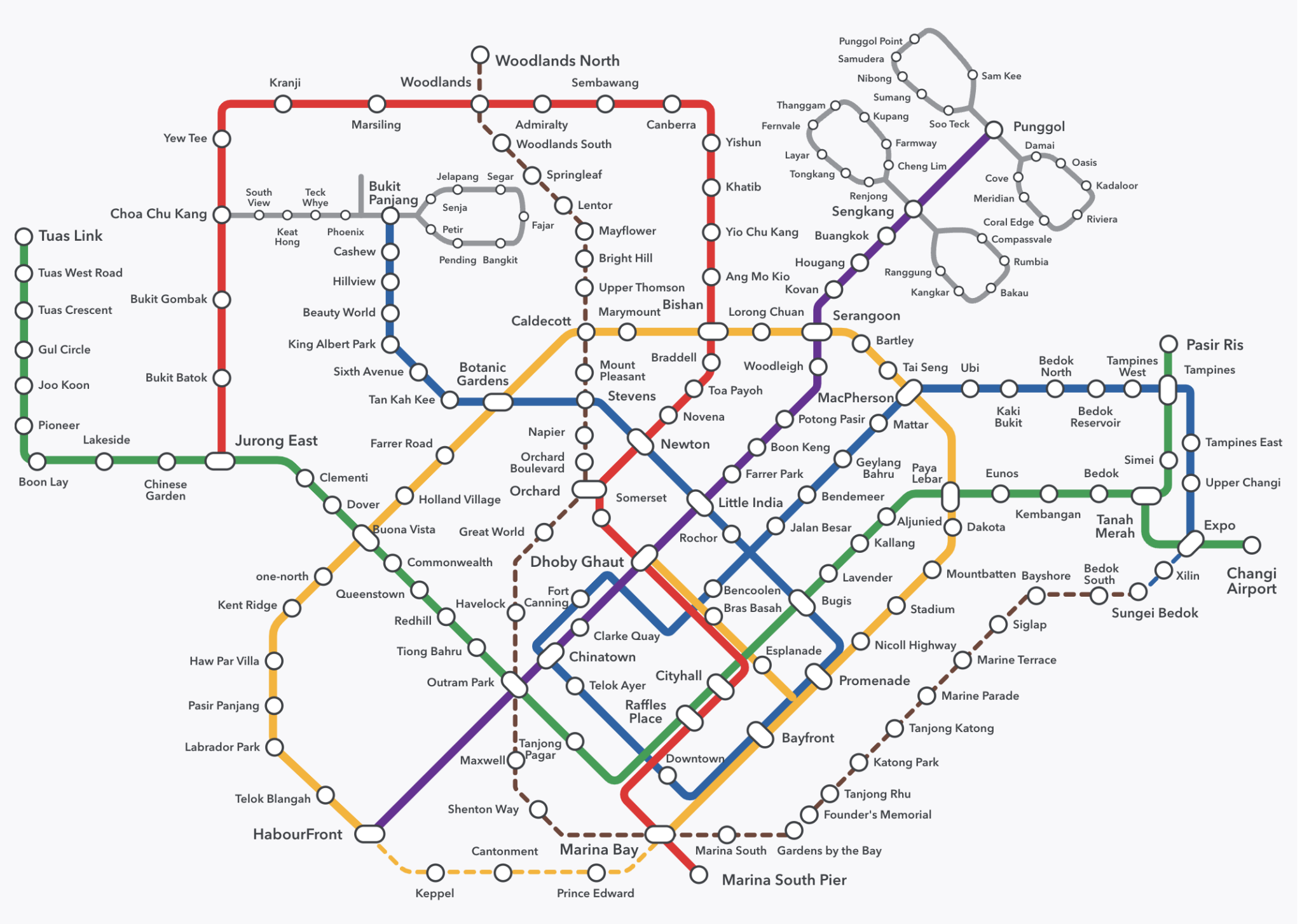 MRT Map Singapore Download Online MRT Map SG 2024