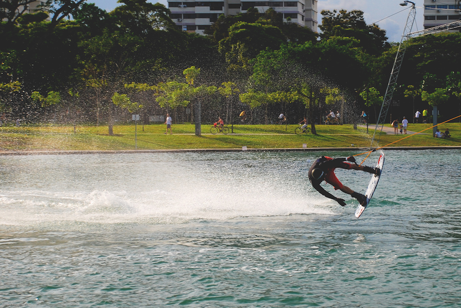 East Coast Park katong singapore wakeboarding cable