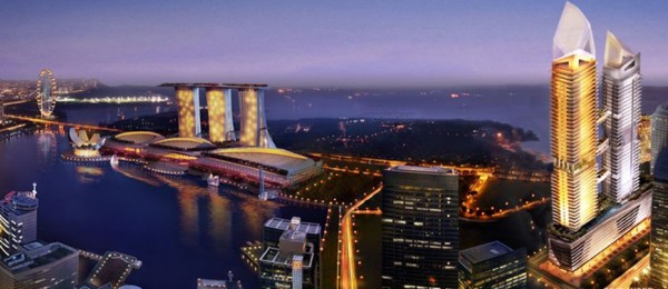 The Sail. Marine Bay Residences, One Shenton