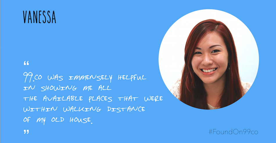 99.co Customer Happiness Vanessa successful renter
