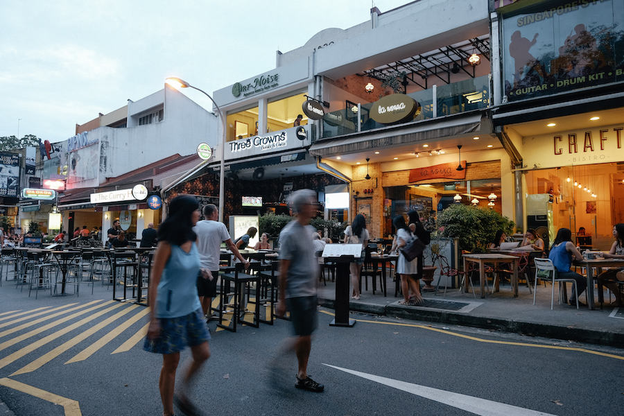 Singapore Holland Village neighbourhood restaurants craft three crowns