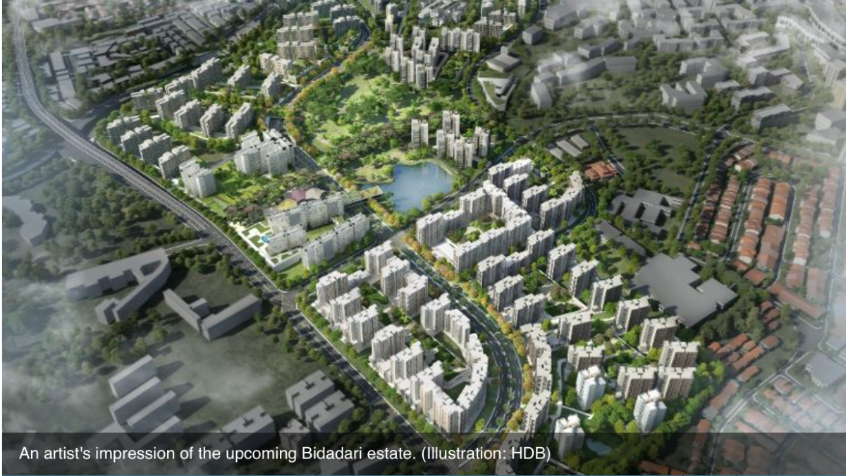 Artist's impression of the upcoming Bidadari Estate