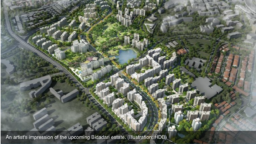 Artist's impression of the upcoming Bidadari Estate