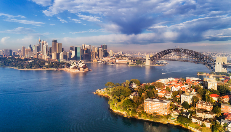 Sydney, Australia, CBD Aerial View