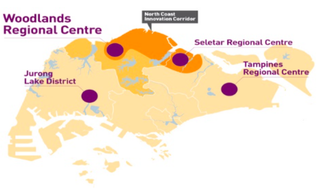 Image of Up-and-Coming: Woodlands Regional Centre. Credit: URA