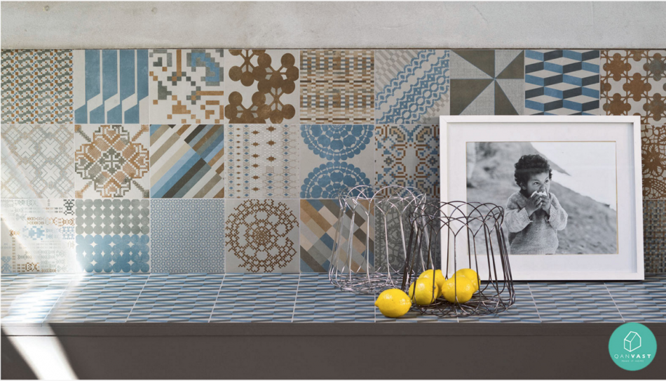 Geometric and patterned tiles