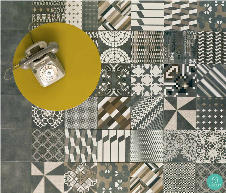 Geometric and patterned tiles