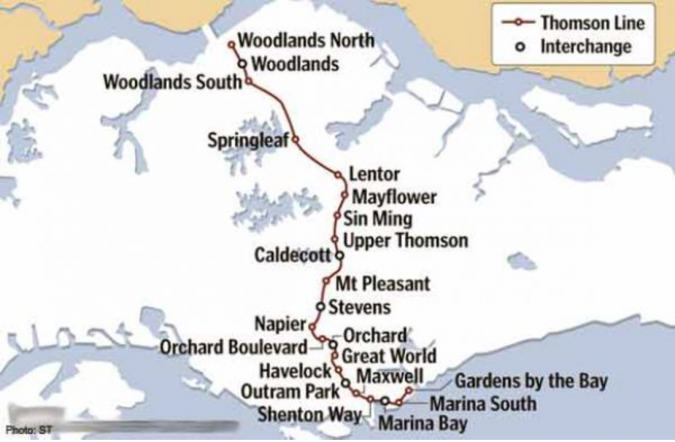 Thomson Line north singapore