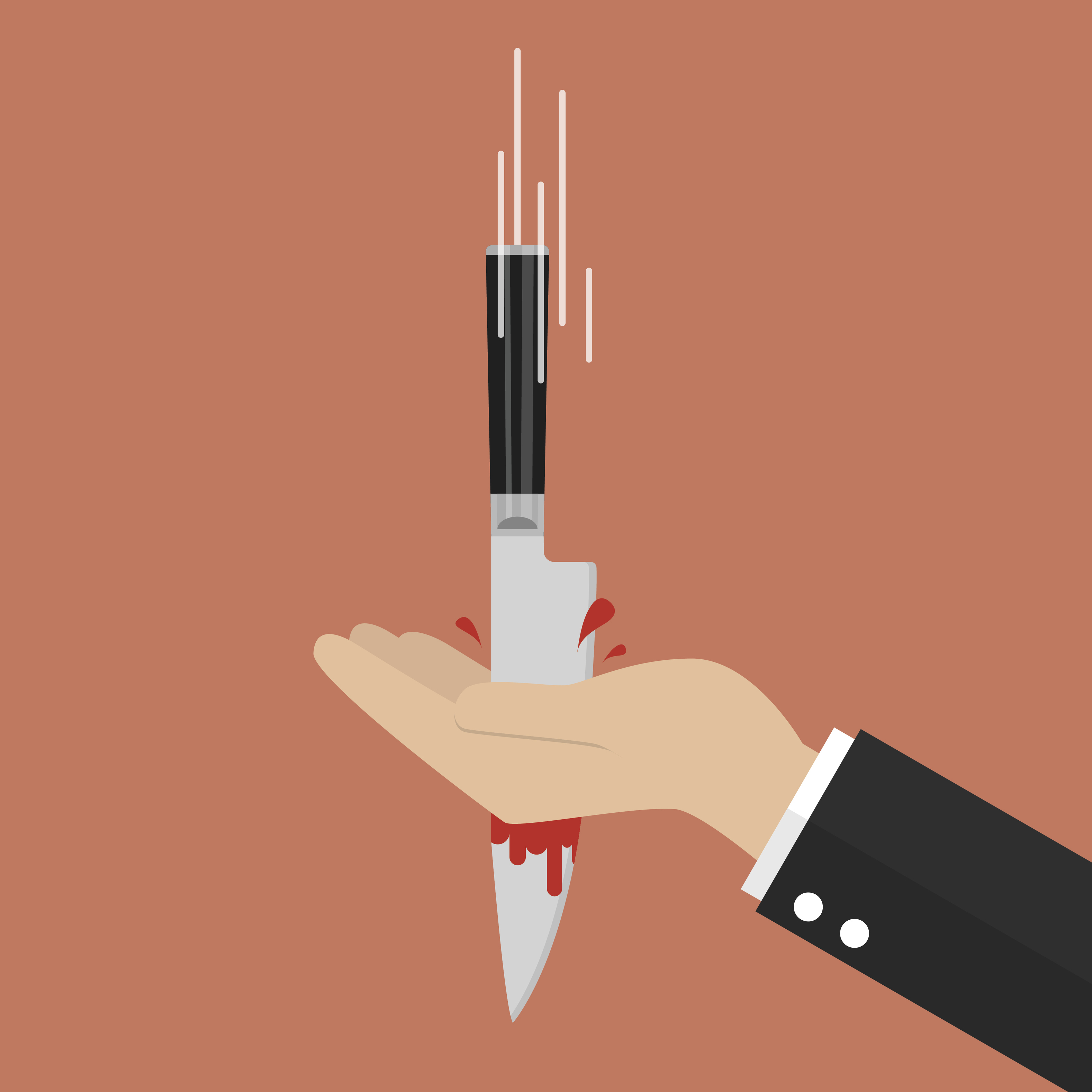 property investors who try to time the property market may end up catching a falling knife