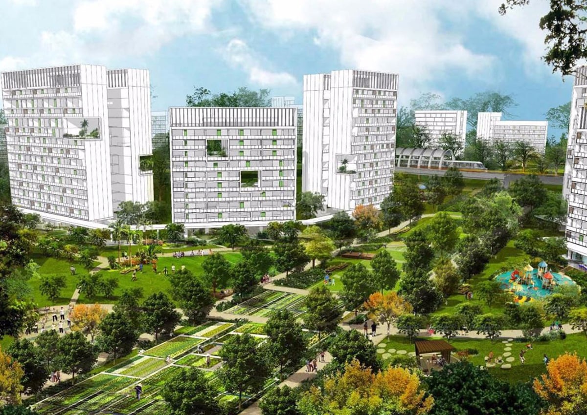 Artist impression of Tengah Forest Town
