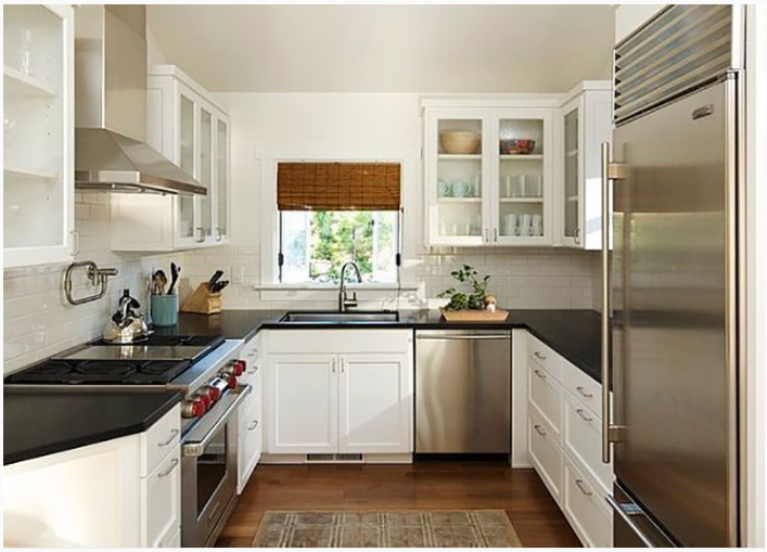 For you to be able to comfortably work in your kitchen, designers recommend following a work triangle for the room layout