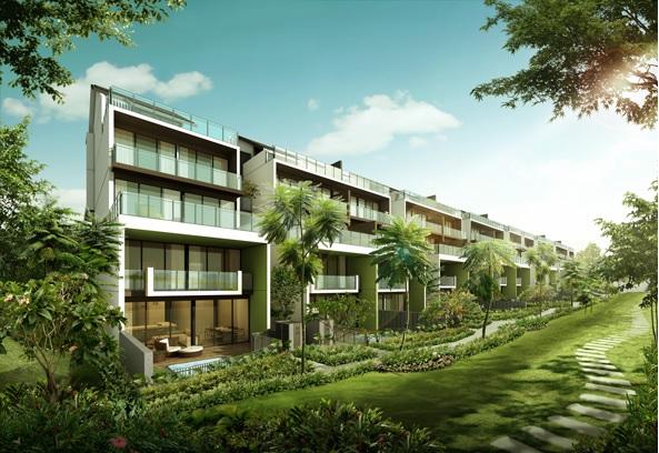 Singapore private home sales in April fell by 12 per cent from March, according to URA