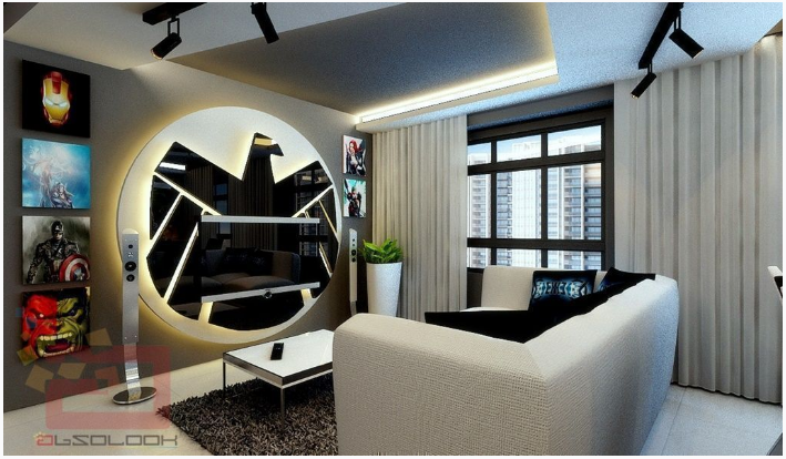 This 5-room flat in Queenstown will definitely appeal to die-hard Marvel fans!