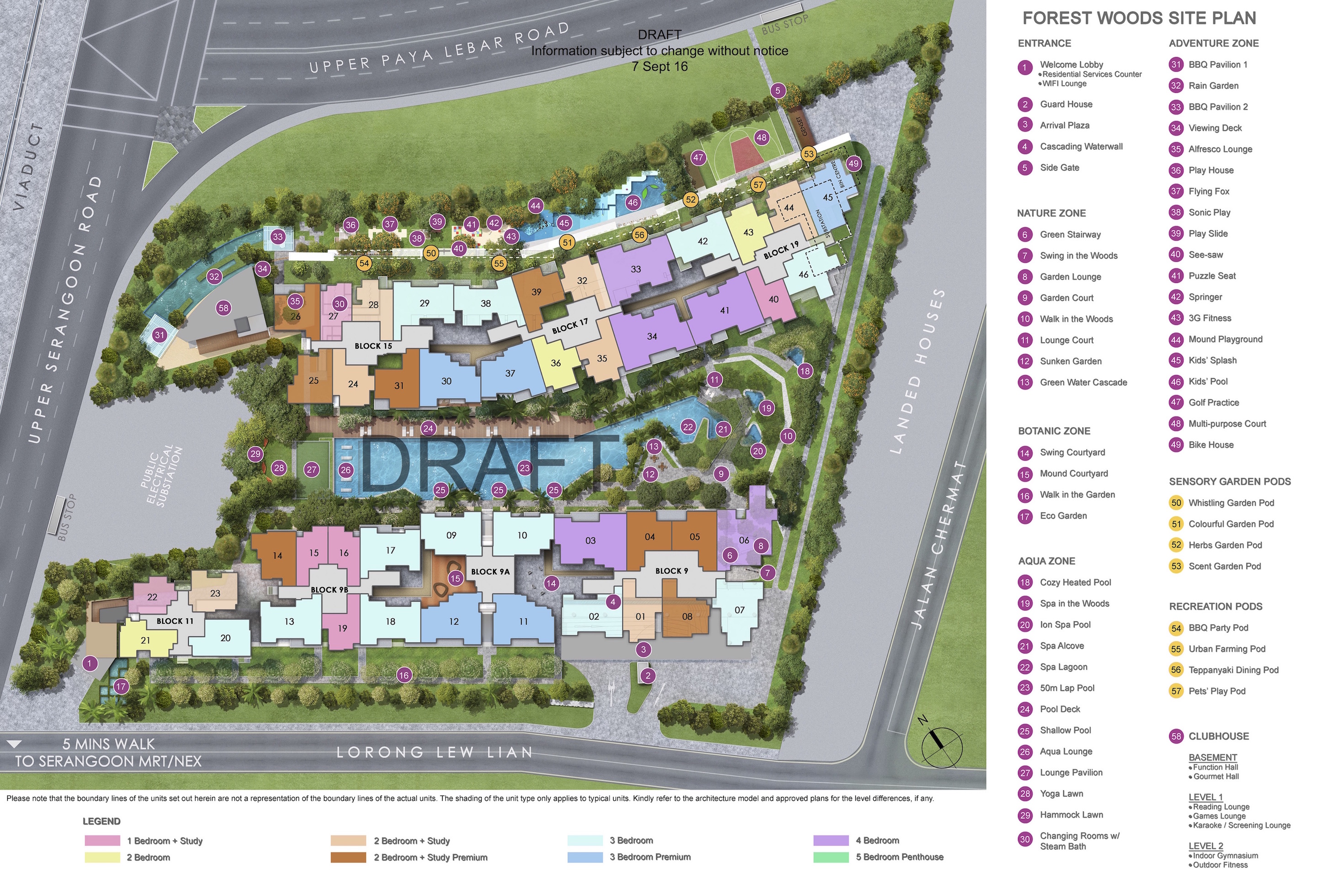 Updated Forest Woods site plan
