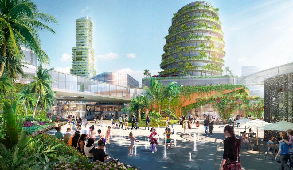 Forest City is an upcoming project from Chinese developers, just located off the shores of Singapore