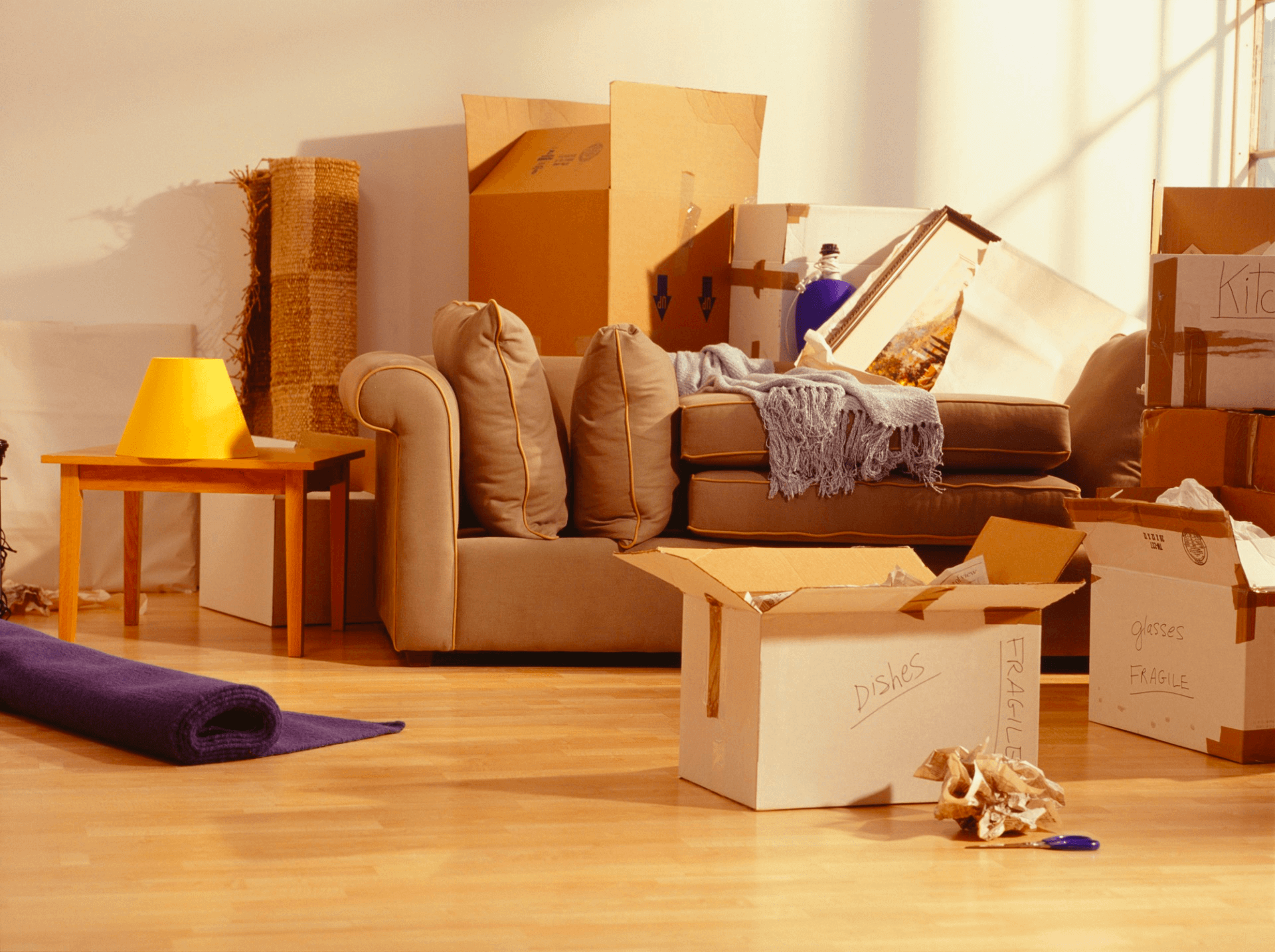 Moving, Professional movers