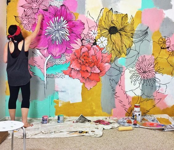 abstract paint ideas