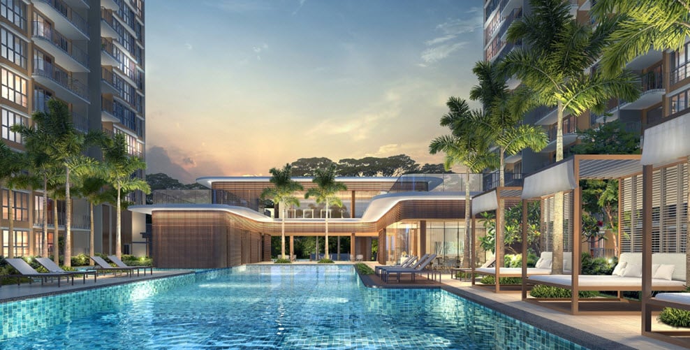 hundred palms residences swimming pool