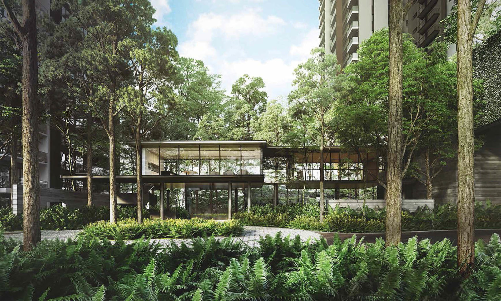 greenery at Hundred Palms Residences