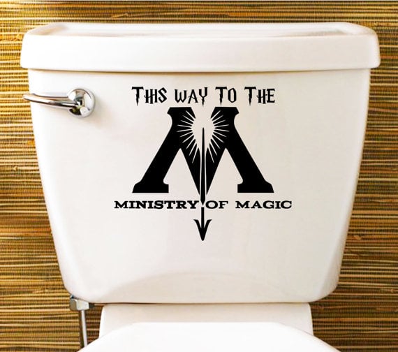 Harry Potter toilet sticker
