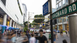Orchard Road during festive season