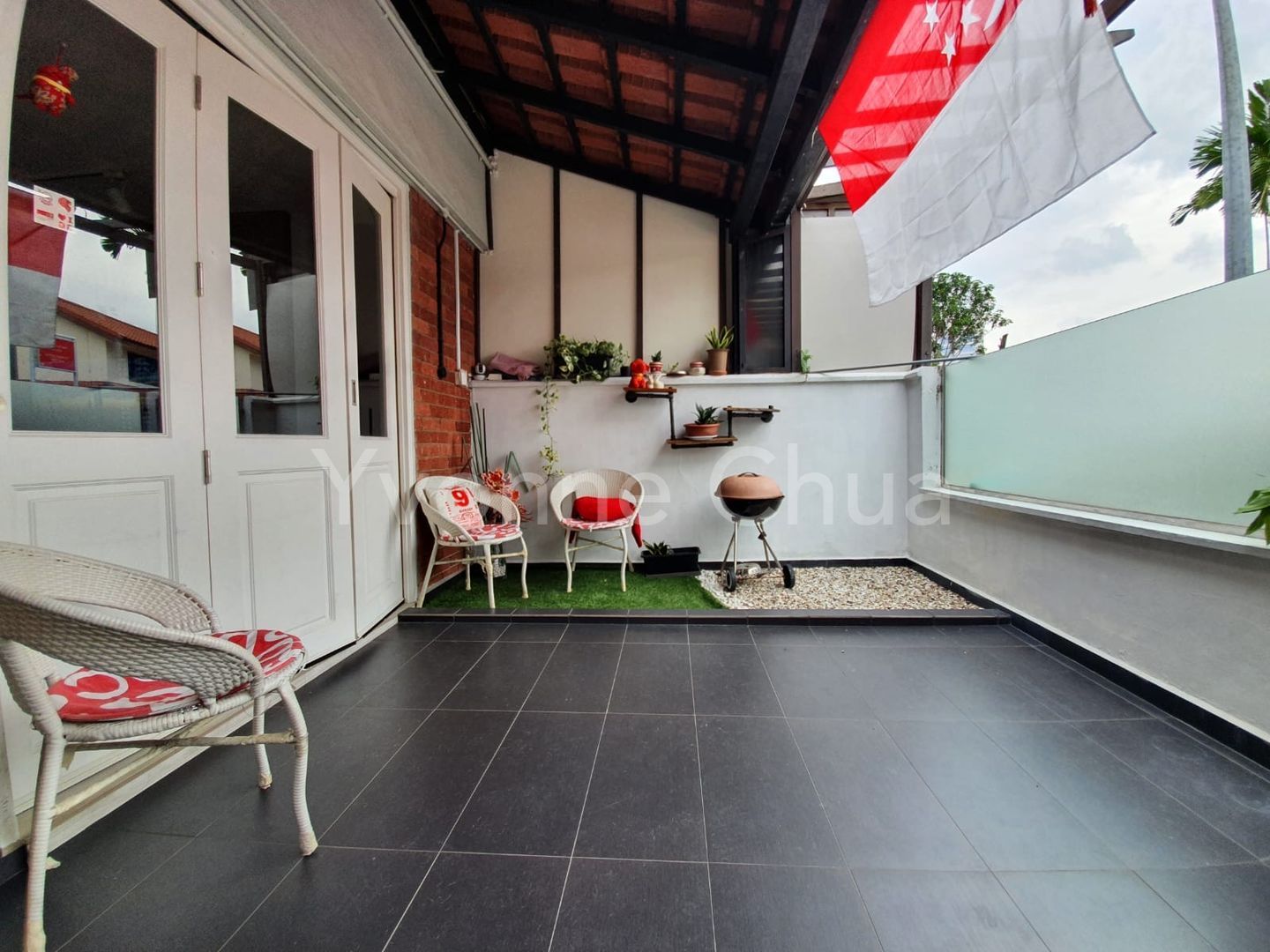 whampoa hdb terrace flat garden bbq