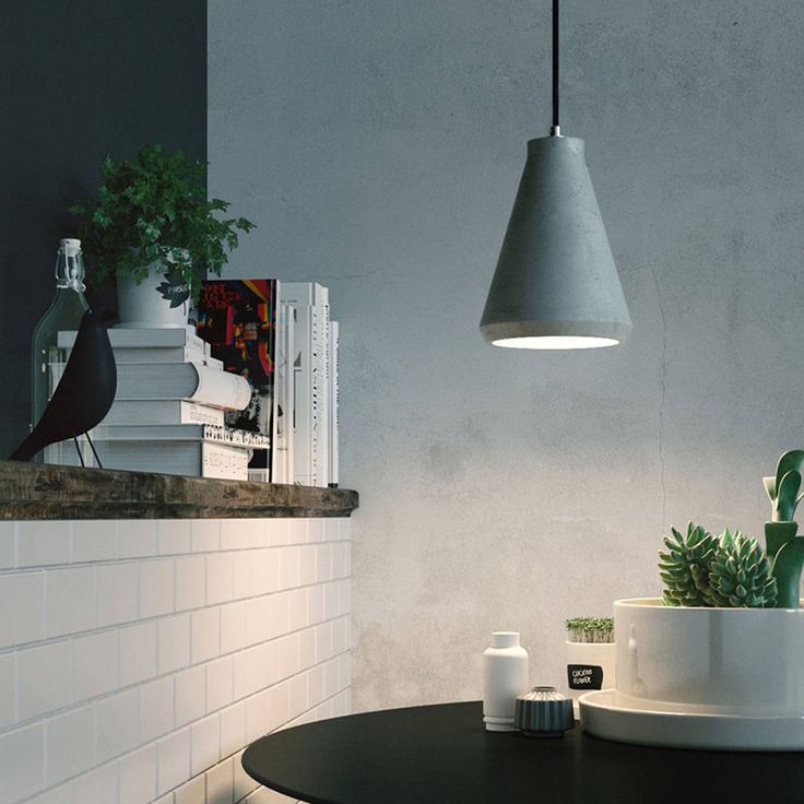 concrete lamps