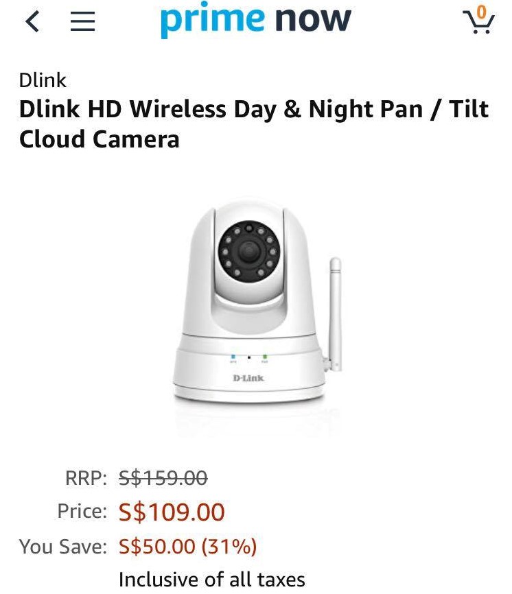 tilt cloud camera appliances