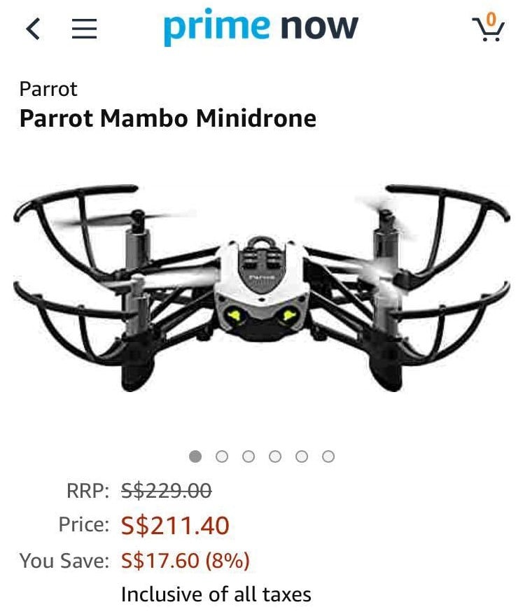 parrot minidrone appliances