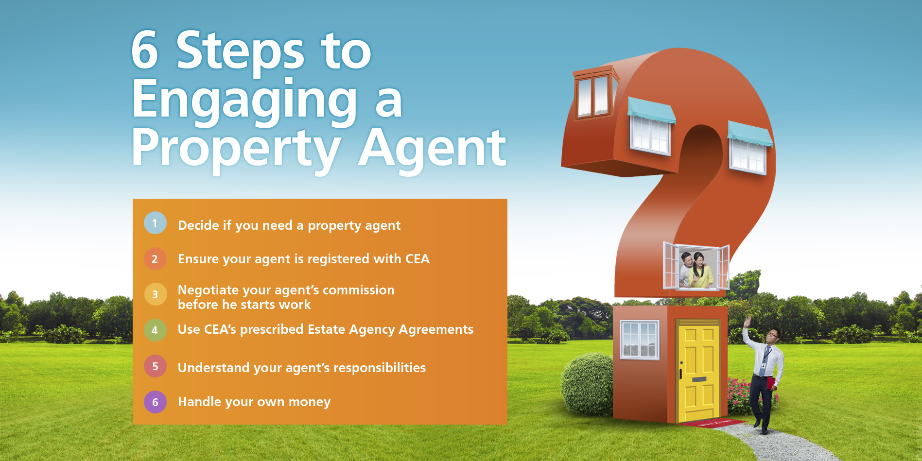 6 Steps to engaging a property agent